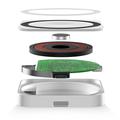 3-i-1 trådløs magnetlader 15 W hurtiglader for Apple-enheter - grønn