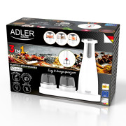 Adler AD 4449w Elektrisk salt- og pepperkvern - sett - 3 kverner - USB