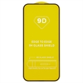 iPhone 14 Pro 9D Full Dekning Beskyttelsesglass - Svart Kant