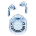 ACEFAST T8 / AT8 Crystal (2) fargede Bluetooth-ørepropper med lett, trådløs hodetelefon for arbeid - blå