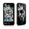 iPhone 4 / 4S Skull King Svart Folie