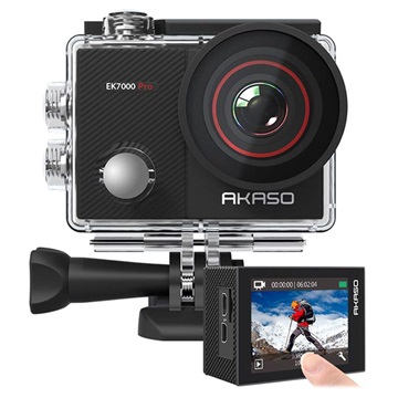 Akaso EK7000 Pro 4K Ultra HD Actionkamera med Vanntett Deksel (Åpen Emballasje