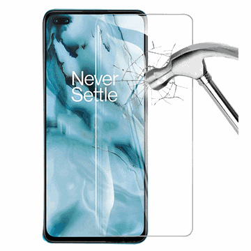 OnePlus Nord Beskyttelsesglass - 9H - Gjennomsiktig