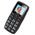 Artfone C1+ Seniro Mobiltelefon for Eldre med SOS - Dual SIM - Grå