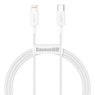 Baseus Superior Series USB-C / Lightning-kabel - 1 m, 20 W - hvit