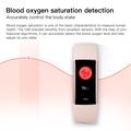 C80 1.1" AMOLED-skjerm Smartarmbånd for kroppstemperatur med puls-, blodtrykks- og oksygenmåling - gull/rosa