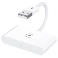 CarPlay Trådløs Adapter till iOS - USB, USB-C (Åpen Emballasje - Utmerket) - Hvit