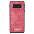 Caseme 2-i-1 Multifunksjonelt Samsung Galaxy S10 Lommebok-deksel