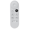 Chromecast med Google TV (2020) og Stemme Fjernkontroll - Hvit