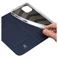 iPhone 15 Plus Dux Ducis Skin Pro Flip-deksel - Blå