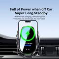 ESSAGER 15W smart, trådløs billader for smart bilmontering av telefonholder med luftventil og omgivelsesbelysning