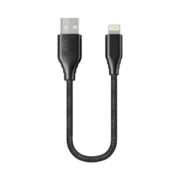 Forever Core USB-A til Lightning-kabel - 0,2 m - svart
