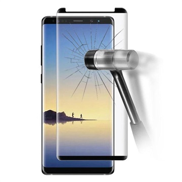 Full Dekning Samsung Galaxy Note9 Beskyttelsesglass - Svart