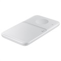 Samsung Wireless Charger Duo EP-P4300BWEGEU (Åpen Emballasje - Tilfredsstillende) - Hvit