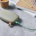 GreyLime Flettet USB-A / USB-C Kabel - 1m - Grön