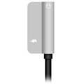 Hat Prince HC-13 USB-C / 3.5mm & Type-C Audio-adapter - Sølv
