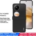 Huawei Pocket 2 Imak Ruiyi Hybrid-deksel - Karbonfiber - Svart