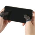 IMAK 1 par fingerhylser Pustende, følsomme og svettebestandige spillfingerovertrekk i sølvfiber for PUBG-mobilspill