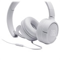 JBL Tune 500 PureBass On-Ear Hodetelefoner - Hvit