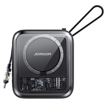 Joyroom JR-L006 Powerbank med Magnetisk Trådløs Lader - Svart