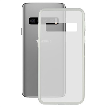 Ksix Flex Ultratynt Samsung Galaxy S10+ TPU-deksel (Åpen Emballasje - Bulk Tilfredsstillende) - Gjennomsiktig