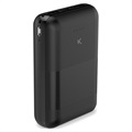Ksix Slim USB-C & 2xUSB Powerbank - 10000mAh - Svart