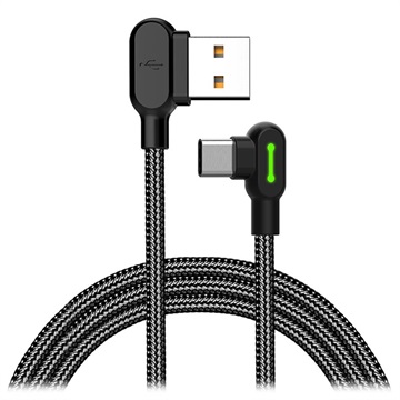 Mcdodo Night Elves 90-graders USB-C Kabel - 1.8m (Åpen Emballasje - Utmerket) - Titan Svart