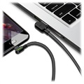Mcdodo Night Elves 90-graders USB-C Kabel - 1.8m (Åpen Emballasje - Utmerket) - Titan Svart