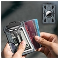 Minimalistisk Lommebok med AirTag-holder og Pengeklemme KB002 - Grå