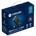 Motorola TurboPower 50 Duo Vegglader med USB-C Kabel SJMC502