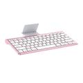 Omoton KB088 trådløst iPad-tastatur med holder - rosa