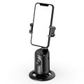 P01 pro 360-graders Intelligent Tracking Gimbal-kamera med kaldsko og bærbar kardanstabilisator - Sort