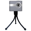 Bærbar Multimedia Projektor med Stativ C50 - EU-plugg - Sølv