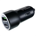 Prio Fast Charge Billader - USB-C, USB-A - Svart