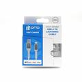 Prio High Speed Charge & Sync MFi-USB/Lightning-kabel - 1,2 m - hvit