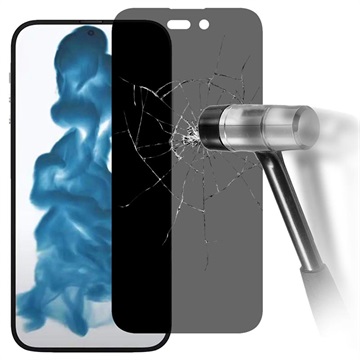 iPhone 14 Pro Beskyttelsesglass - 9H, 0.3mm - Privatliv