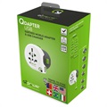 Q2Power QDAPTER Universell USB Verden Reiseadapter - 10A