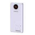 Romoss SW20PF strømbank 20000mAh/22.5W - USB-C, 2xUSB-A - Hvit