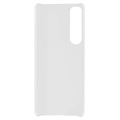 Sony Xperia 1 IV Gummiert Plastdeksel - Hvit