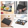 Samsung Galaxy Tab S6 Lite/S6 Lite (2022)Dux Ducis Domo Tri-Fold Smart Folio-etui - Svart