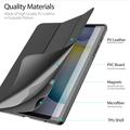 Samsung Galaxy Tab S6 Lite/S6 Lite (2022)Dux Ducis Domo Tri-Fold Smart Folio-etui - Svart