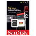 SanDisk Extreme MicroSDHC UHS-I-kort SDSQXAF-032G-GN6MA - 32GB