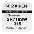 Seizaiken 315 SR716SW sølvoksidbatteri - 1.55V