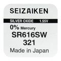 Seizaiken 321 SR616SW sølvoksidbatteri - 1.55V