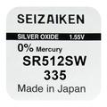 Seizaiken 335 SR512SW sølvoksidbatteri - 1.55V
