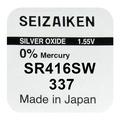Seizaiken 337 SR416SW sølvoksidbatteri - 1.55V