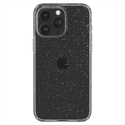 iPhone 15 Pro Spigen Liquid Crystal Glitter Deksel - Gjennomsiktig