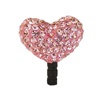 Sushimi 3,5mm Kontaktbeskyttelse - Rosa Crystal Heart