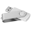 Swivel Design USB 2.0 Type-A 480Mbps Minnepenn - 32GB - Hvit