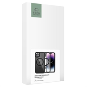 iPhone 15 Plus Tech-Protect Magmat Deksel - MagSafe-kompatibel - Gjennomskinnelig Svart
